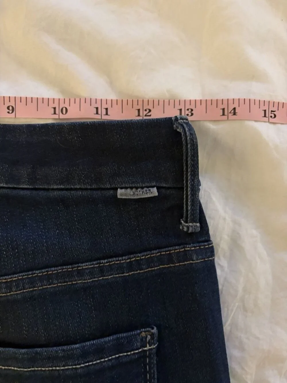 MOTHER High Waisted Looker Ankle Fray Women’s Jeans Size 25 Night Owl